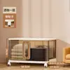 Gabinete de Almacenamiento Plegable con Puerta Corredera y Ruedas, Armario para Bebé de Múltiples Capas, Organizador de Snacks y Artículos Varios - ¡En Stock, Venta Caliente Transfronteriza!