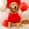 Moletom Pulôver Totem Ano Novo Outono e Inverno para Cães Grandes, Golden Retrievers, Roupas Festivas de Ano Novo para Cães, Roupas de Pet Ano do Dragão