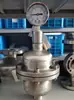 Amortiguador de Pulsaciones para Airbag de Acero Inoxidable Amortiguador de Pulsaciones UPVC Tanque Buffer Diafragma Manómetro DN/15/