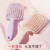 Cepillo para el Cabello Esponjoso de Alto Volumen, Peine para el Cuero Cabelludo, Peine Ancho de Dientes Separados, Costillado Curvo Grande Hueco, Cepillo con Almohadilla para Masaje del Cabello