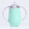 Criativa 12oz Aço Inoxidável 304 Alça Binaural Casca de Ovo Caneca de Escritório Portátil Caneca Térmica Atacado Transfronteiriço