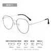 Armazón de gafas polygonal ultraligero de alambre de plata y titanio puro para mujer 121212F armazón grande para miopía, se puede equipar con lentes graduados