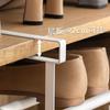 Sapateira Retrátil Doméstica Armário de Sapatos com Divisórias em Camadas Artefato para Armazenamento de Sapatos Economia de Espaço Cabide de Armário
