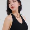 Directo de fábrica hip-hop metal collar estilo coreano cadena para clavícula de perlas para mujer tendencia Joker sonido de sacudida modelos explosión collar venta al por mayor