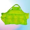 Bolsa de almacenamiento rápido para juguetes de playa portátiles y gruesas, bolsa de almacenamiento para herramientas de excavación de arena, bolsa de malla para drenar conchas marinas.