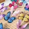 Artesanía de Seda de Mariposa Simulada Decoración de Interiores Accesorios para Fotografía Flores Falsas Decoración de Bodas Flores de Mariposa Creativas Venta al por Mayor
