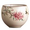 Fabricante Horno Ru Taza de Té Taza Maestra Gelatina de Manteca Flor de Peonía Taza Huevo de Dragón Taza de Té Taza de Té de Cerámica Té Kung Fu Taza Individual