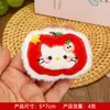 Broche de Manzana de Peluche Lindo Juguete de Comida Creativo Muñeca Colgante para Bolso Muñeca Pequeña Accesorios para Ropa Pin Joyería para Mujeres