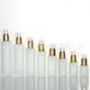 Frasco de emulsão fosco 20ml tampa de cabeça grande essência emulsão de água subpacote frasco de vidro amostra cosmética frasco de spray de pressão