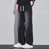 Jeans para Hombre 2026 Verano Estilo Delgado Retro Americano Resistentes al Desgaste y a las Manchas Sueltos de Pierna Ancha Casual Largos