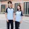 Conjunto de Ropa Deportiva de Verano con Camiseta de Manga Corta y Pantalones Largos de Algodón Hilo de Hielo para Hombres y Mujeres, Adecuado para Estudiantes de Secundaria y Universidad, Uniformes Escolares, Ropa de Grupo y Chaquetas Personalizadas