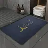Capacho de entrada cozinha banheiro vaso sanitário antiderrapante tapete publicitário base de PVC com laços entrada/saída segura porta de entrada
