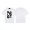 Erd Melancólico Rico Segunda Generación Nuevo Holgado Casual Belleza Tendencia Nicho Marca de Tendencia Estampado Cuello Redondo Manga Corta Colección de Camisetas para Hombres y Mujeres