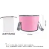 Cubo Plegable Portátil para Baño de Pies Modelo Extendido Hasta la Rodilla Cubeta Aislada para Baño de Pies Bolsa para Baño de Pies Cubo para Fumigación