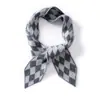Bufanda de punto jacquard de cachemira, de dos tonos y con patrón de rombos, gruesa y cálida, perfecta para el clima frío, suave y delicada con la piel