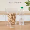 Bolsa transparente autosellante de grado alimenticio con base, bolsa de embalaje portátil para granos y especias, bolsa de almacenamiento sellable para té y snacks