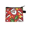 Bolsas de Navidad Transfronterizas Bolsas de Navidad Estilo Nuevo Bolsos para Niños Caricatura Mini Billetera Tarjeta Linda Estampada