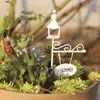 Estilo Japonês Zakka Arte em Ferro Vaso de Flores Decoração Inserção Arranjo de Flores Ornamento de Paisagem Plug-In de Inserção Acessório de Pendurar Acessório para Suculentas Outros