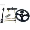 Peças de Go-Kart Moto Elétrica de Quatro Rodas DIY 32-42cm Caixa de Direção Volante Haste de Direção Junta Esférica