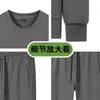 Conjunto Deportivo y de Ocio de Tres Piezas para Hombre Primavera/Otoño para Personas de Mediana Edad y Mayores, Holgado, Versátil, Sudadera de Cuello Redondo, Pantalones Deportivos, Chaqueta tipo cárdigan con cuello mao