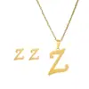 2024 nuevo colgante de acero inoxidable 26 collar con letras en inglés joyería de moda europea y americana no se decolora al por mayor