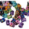 Cilíndrico pintado à mão em forma de coração líquido contas diy pulseira brincos brincos jóias de corrente de telefone móvel com contas soltas cor artesanal