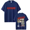 Camiseta Gráfica Rudo de Gachiakuta Anime Masculina e Feminina Casual Retro Streetwear Cartão Masculino