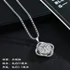 Marca de moda Todo a juego Estilo Hip-hop Ins Acero Inoxidable Collar Hombres y Mujeres Personalizado Accesorios de Pareja Cadena de Suéter de Gama Alta