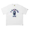 Marca Trendy Japonesa Ape Man Shark Skzoo Colaboración Camiseta Unisex de Manga Corta de Corte Holgado Disponible para Venta Transfronteriza a Largo Plazo