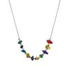 Collar de grava colorida de diseño nicho para mujer lujo ligero estilo frío ins accesorios dulces geniales nueva cadena para clavícula 2023