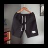 Pantalones Cortos de Algodón y Lino para Hombre Tallas Grandes Estilo Japonés Holgados de Longitud Media para Personas Gorditas Pantalones Finos Casuales para la Playa