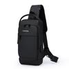 Bolso de hombre antirrobo con cerradura de combinación, bolso de pecho para hombre, mochila pequeña deportiva informal, bolso bandolera de hombro Tide