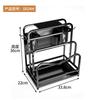 Estante de Almacenamiento de Cocina de Acero Inoxidable Soporte para Cuchillos Soporte para Tabla de Cortar Soporte Multifuncional para Cuchillos Estante de Almacenamiento para Utensilios de Cocina Cubo para Palillos