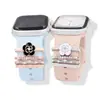 Correa de Silicona Universal para Apple Watch Anillo con Decoración de Flores para Apple Watch
