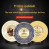 Ornamentos Galvanizados Pintados Avaliação de Competição Celebração Aniversário Escolar Presente de Cobre Comemoração de Aposentadoria Troféu Personalizado Medalha de Louvor
