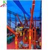 Grúa pequeña de taller giratoria de 360 grados, grúa de sitio de construcción, polipasto portátil para logística de almacén