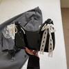 Bolso de Mujer Nuevo Estilo Axila Bandolera Verano Simple Un Hombro Texturizado Versión Coreana Bolso 2025 Dumpling Hombro Moda Versátil Bolso de Mujer