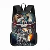 Mochila de Moda Estampada para Hombre Transfronteriza Estampado de Fútbol Mochila Ligera para Estudiantes Niños Casual Gran Capacidad Bolsa Escolar