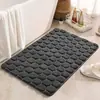 Nueva alfombrilla de suelo de guijarros transfronteriza, alfombrilla cómoda para ducha de baño, alfombrilla absorbente antideslizante para entrada de baño, al por mayor