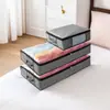 Saco à prova de poeira e umidade para edredons, Saco de armazenamento de roupas conjunto de 3 peças, Saco organizador de edredom de algodão, Saco para mudança e embalagem de roupas