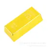 Pequeño Ladrillo de Oro de Plástico Electroplateado Tope de Puerta Adorno Pepita de Oro Decorativa Barra de Oro Falsa Modelo de Muestra Adorno Creativo