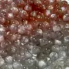 8/12mm Contas Redondas de Resina de Princesa Sereia Contas Degradê Furo Reto Contas Lisas Material para Miçangas DIY Acessórios de Contas Soltas