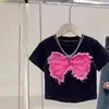 Conjunto de Verão 2026 para Meninas Mais Velhas, Venda Quente, Jeans Doce e Fresco com Manga Curta, Conjunto de Duas Peças, Roupa de Verão da Moda