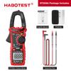 Huabo HT206D Medidor de Pinza Digital Corriente CA/CC 600A Multímetro Voltaje Capacitancia Resistencia Medición NCV