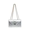Bolso de cadena con diseño moderno y único, textura casual, bolso cuadrado pequeño Otoño 2026, moderno y elegante, bolso moderno personalizado