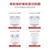 Adecuado para Apple AirPods 4 Nuevo Estuche Protector para Audífonos Bluetooth, Cobertura Completa Pro2 Sencillo Estuche Suave Transparente de TPU 3 en 1