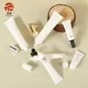 Tubo Cosmético com Bico Pontudo de 100ml para Creme para Olhos, Impressão Offset e Serigrafia, Tubo Dispensador, Material de Embalagem para Tubo de Limpador Facial Cosmético