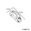 Broche de Langosta de Acero Inoxidable Pulido de Gama Alta Accesorios para Joyería DIY Hebilla Cordón de Cuero Collar Pulsera Acero de Titanio Broche de Resorte