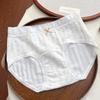 Ropa interior de estudiante para niñas de cintura media para mujer Grado A Antibacteriano Grado A Algodón Puro Extendido Cómodo Transpirable Agradable a la Piel Calzoncillos para Mujer