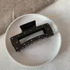 Pinza para el pelo grande de lunares estilo coreano para cabello grueso, pinza de tiburón dulce y elegante para la parte trasera de la cabeza, accesorio para el cabello de alta gama y exquisito